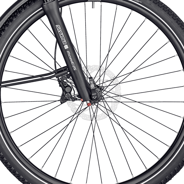 front hub på Bergamont E-Horizon Premium SUV Amsterdam