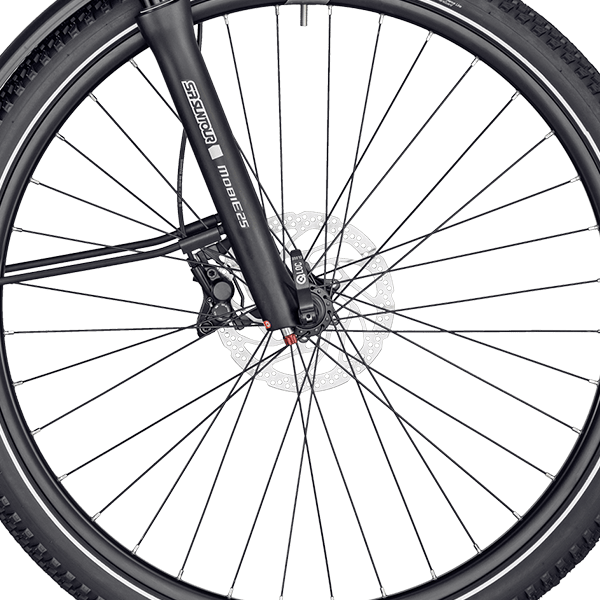 front hub på Bergamont E-Horizon Premium SUV Amsterdam