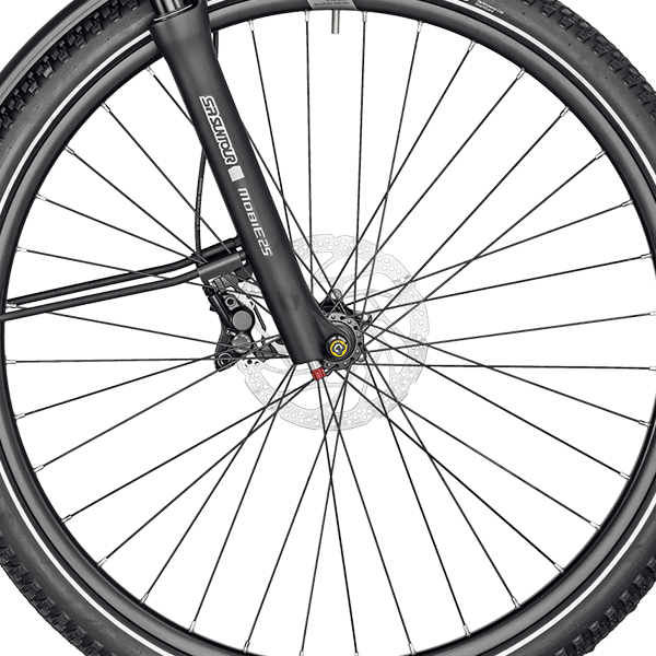 front hub på Bergamont E-Horizon Premium SUV