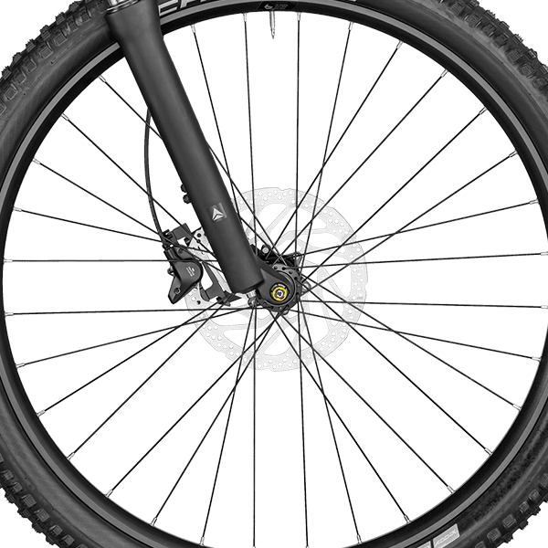 front hub på Bergamont E-Revox Sport