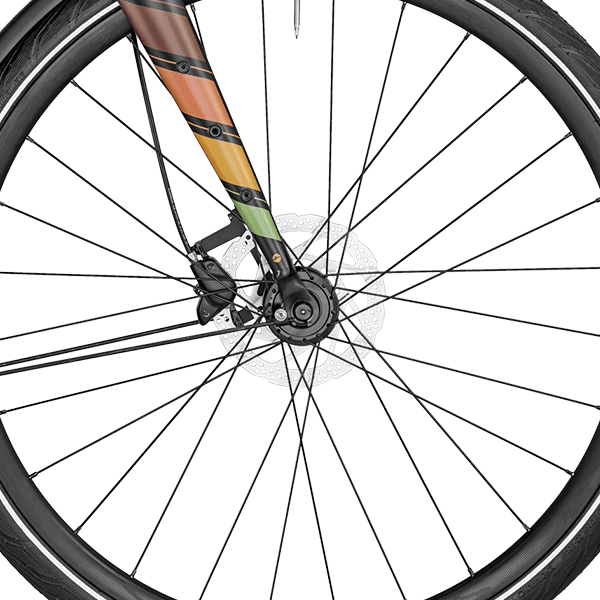 front hub på Bergamont E-Sweep Sport
