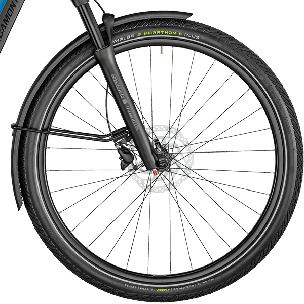 front hub på Bergamont E-Ville Edition