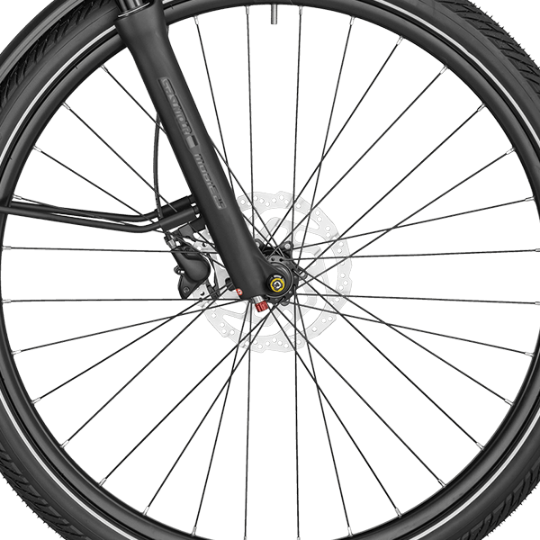 front hub på Bergamont E-Ville Edition
