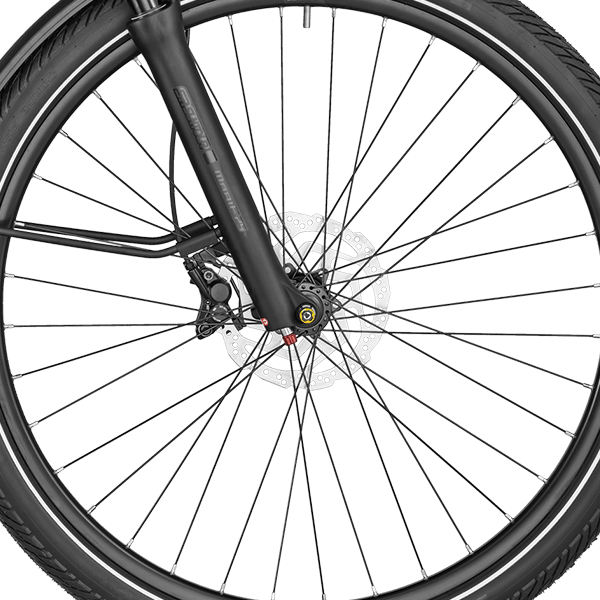 front hub på Bergamont E-Ville Expert