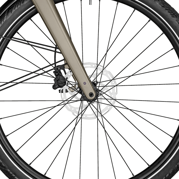 front hub på Bergamont E-Vitess Sport