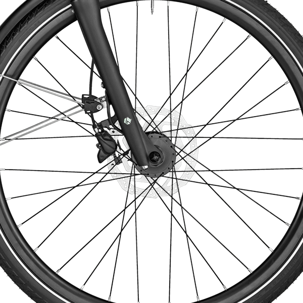 front hub på Bergamont Horizon 6