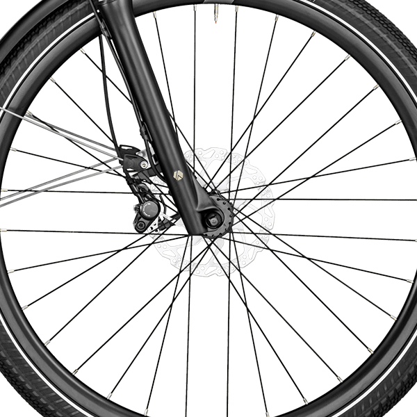 front hub på Bergamont Horizon 9