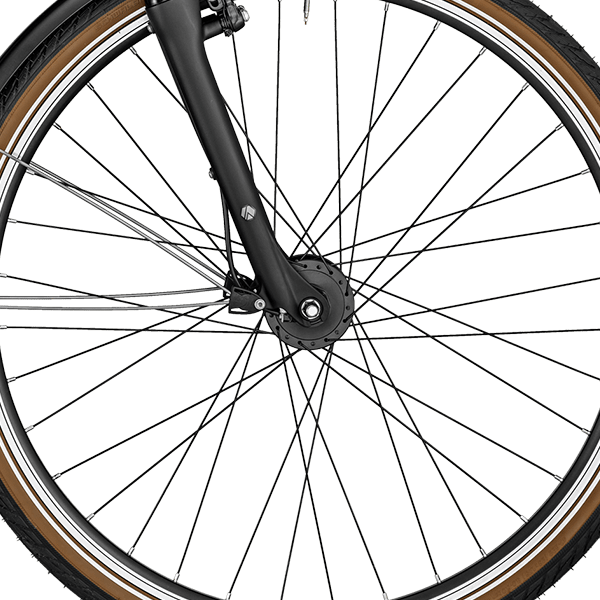 front hub på Bergamont Horizon N7 CB Amsterdam