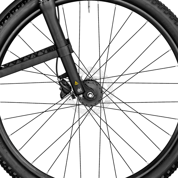 front hub på Bergamont Revox 3 EQ