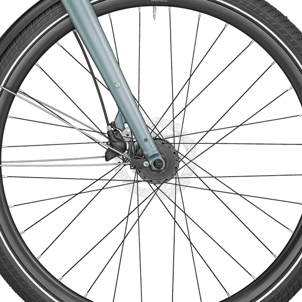 front hub på Bergamont Vitess 6
