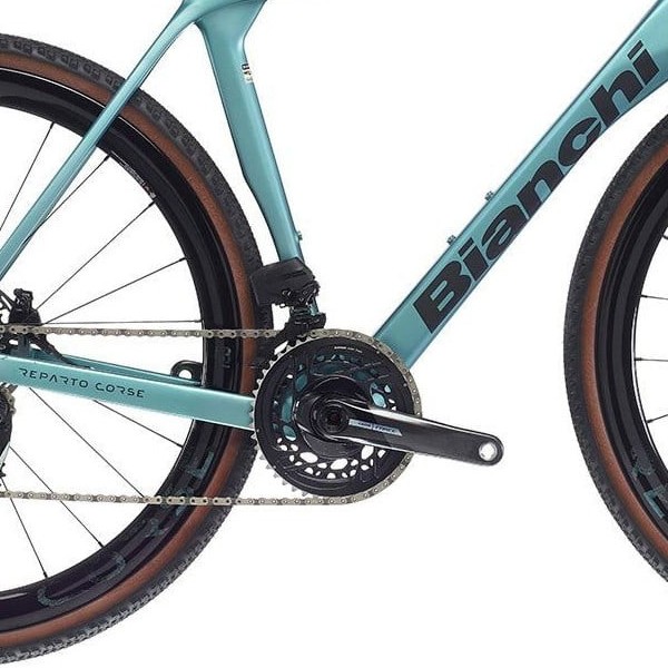 Kranksæt på Bianchi Impulso RC Sram Force eTap AXS