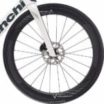 front hub på Bianchi Oltre Comp 105 Di2