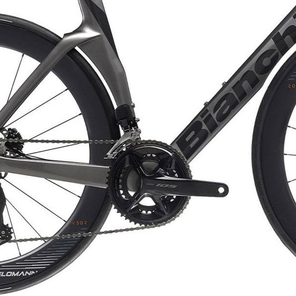 Kranksæt på Bianchi Oltre Comp 105 Di2 24sp