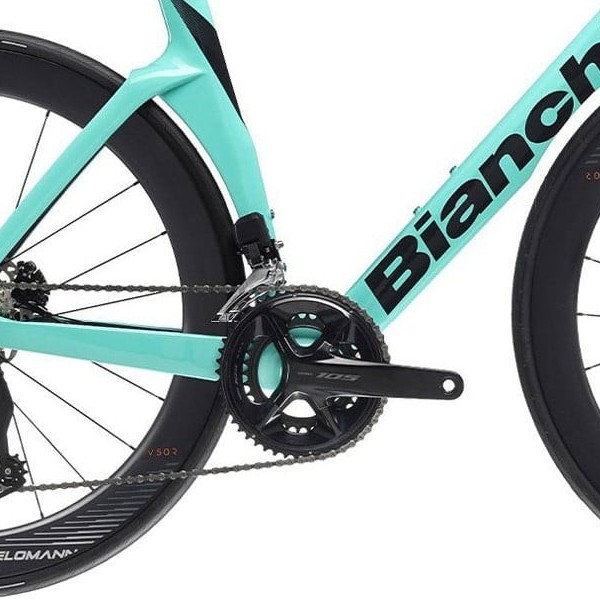 Kranksæt på Bianchi Oltre Comp 105 Di2 24sp