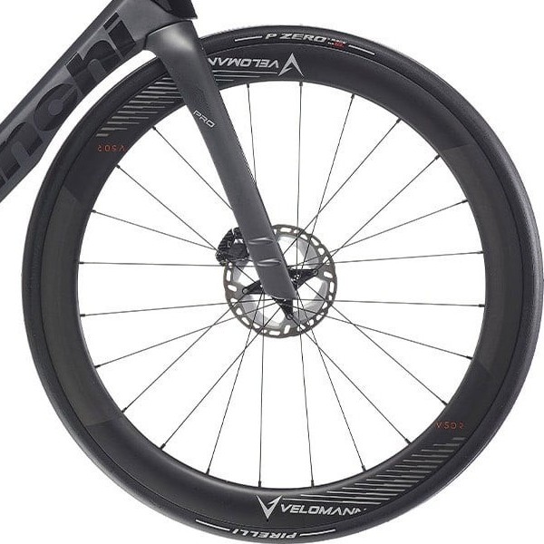front hub på Bianchi Oltre Pro Ultegra Di2 24sp