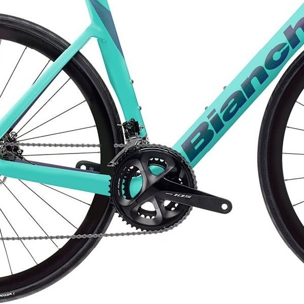 Kranksæt på Bianchi Oltre Race 105 Di2 24sp