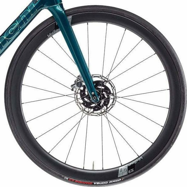 front hub på Bianchi Specialissima RED eTap AXS Di2