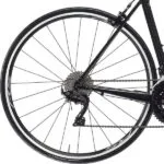 Bagnav med Shimano 105 RD-R7000 GS bagskifter på Bianchi Via Nirone 7 Alu 105