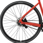 Bagnav med Gates Carbon Rem-Drive CDN 22T tandhjul kassette på Giant Motum Voya E+ 2 Belt