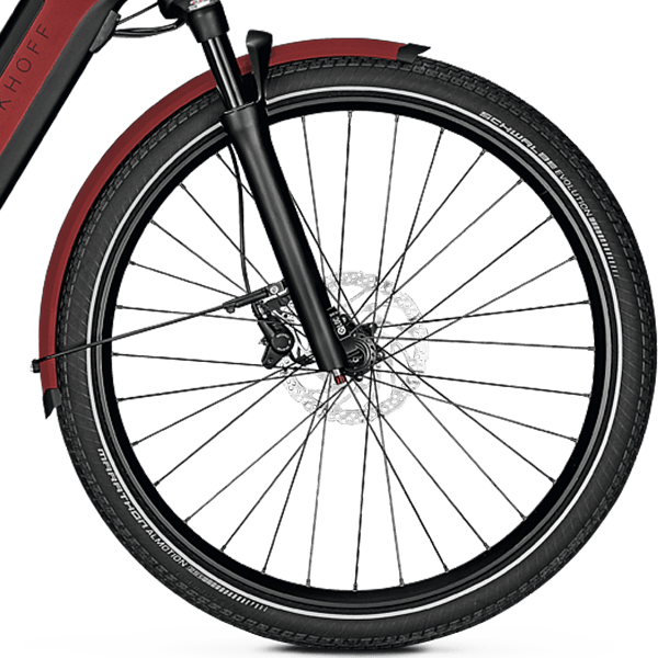 front hub på Kalkhoff ENDEAVOUR 7.B BELT