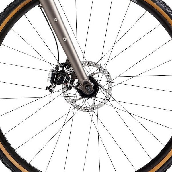front hub på Nishiki All Road