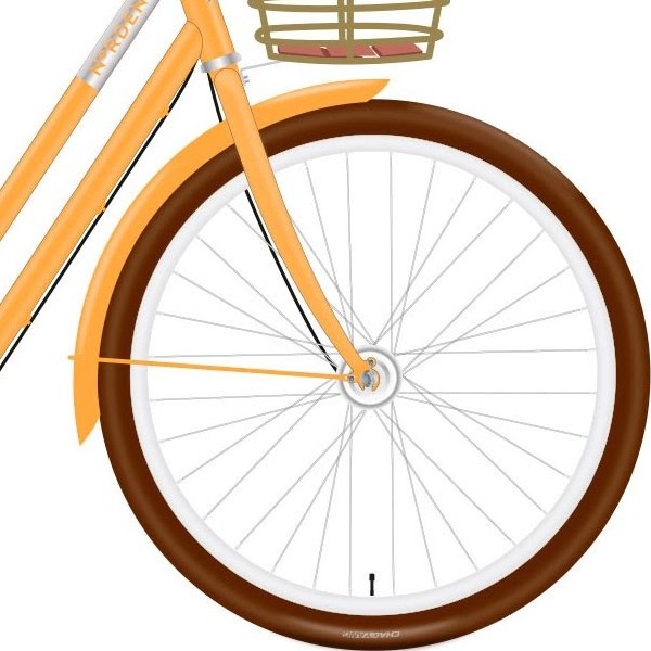 front hub på Norden Clara