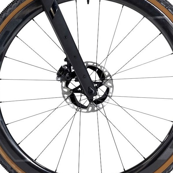 front hub på Principia Gravel 22TiTAN
