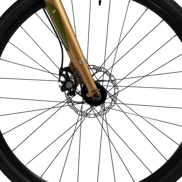 front hub på Principia Gravel Alu