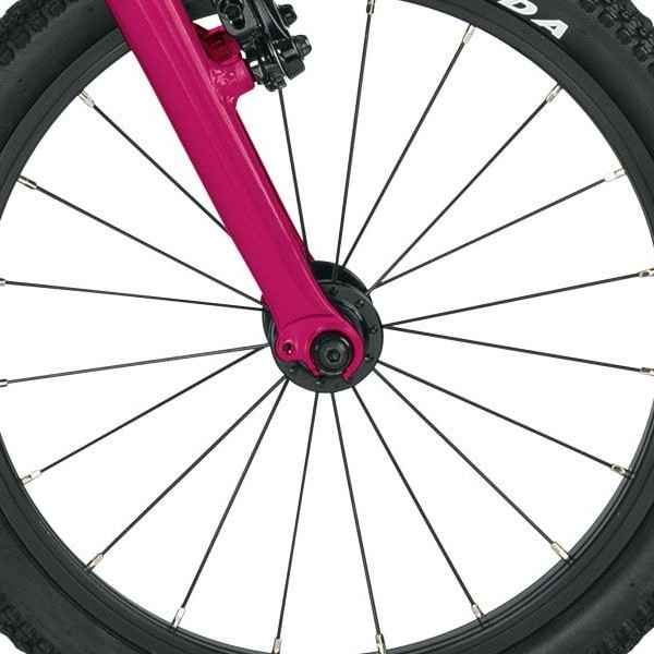 front hub på PUKY LS-PRO 16 Alu