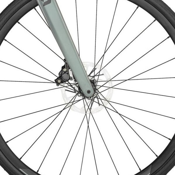 front hub på Scott Addict 10
