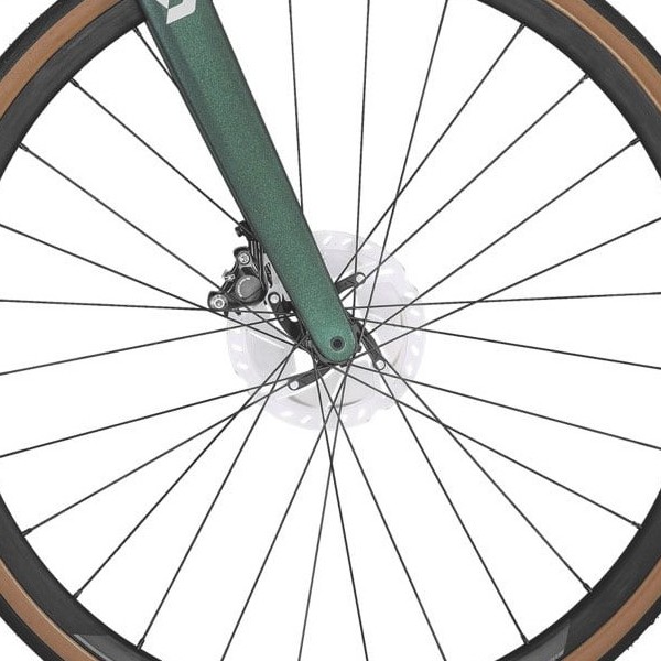 front hub på Scott Addict 20