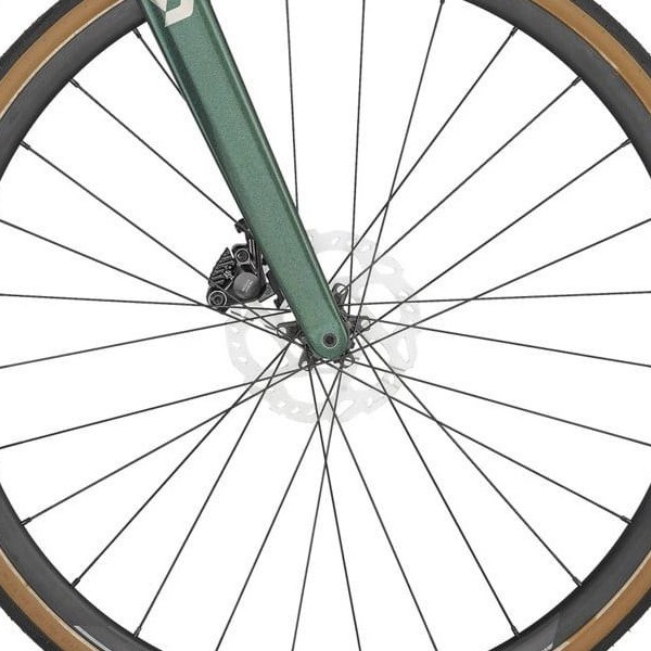 front hub på Scott Addict 20