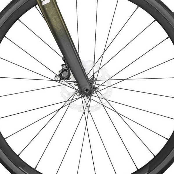 front hub på Scott Addict 30