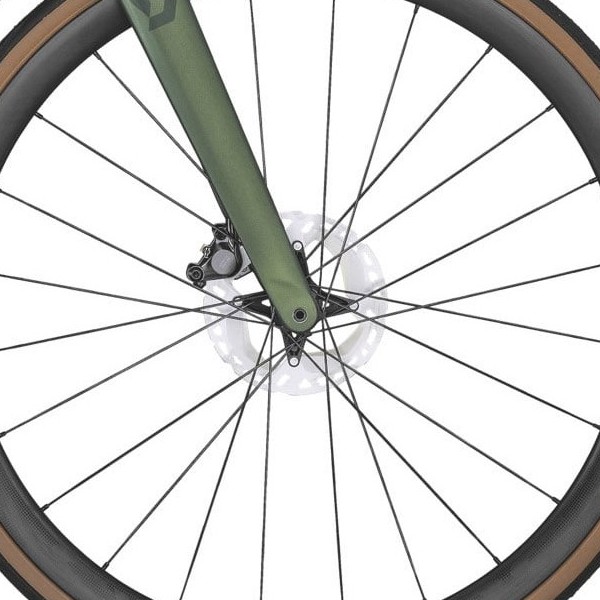 front hub på Scott Addict RC 15