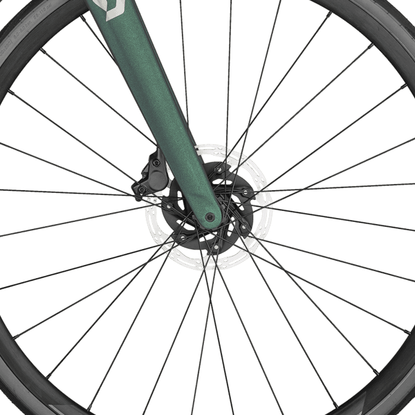 front hub på Scott Addict RC 20
