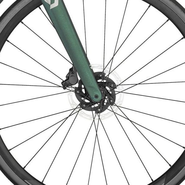 front hub på Scott Addict RC 20