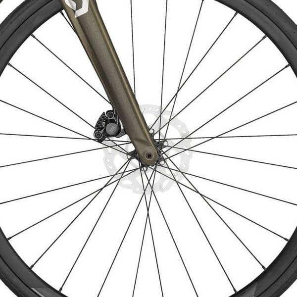 front hub på Scott Addict RC 40