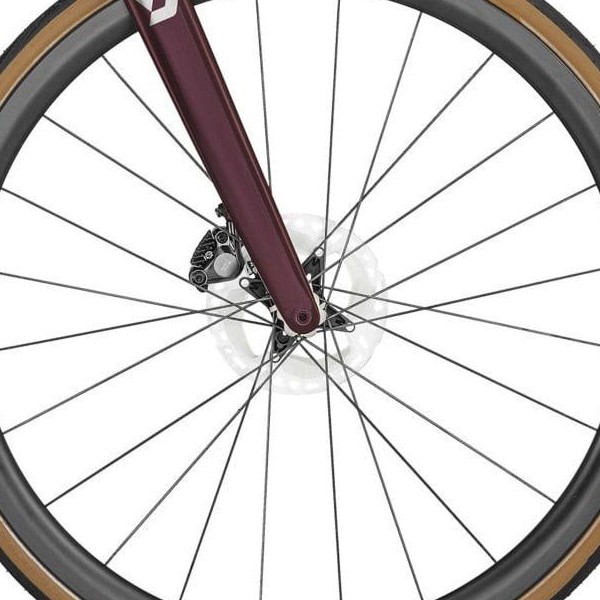front hub på Scott Addict SE