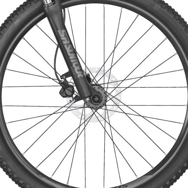 front hub på Scott Contessa