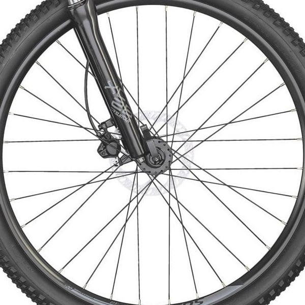 front hub på Scott Contessa Active 50