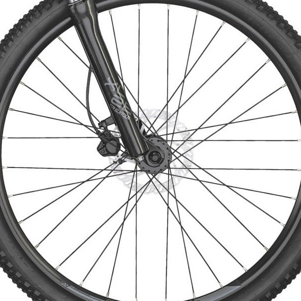 front hub på Scott Contessa Active 50