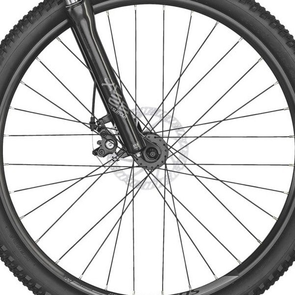 front hub på Scott Contessa Active 60