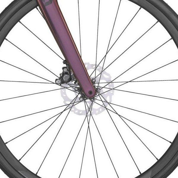front hub på Scott Contessa Addict 25
