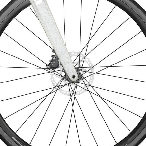 front hub på Scott Contessa Addict 35
