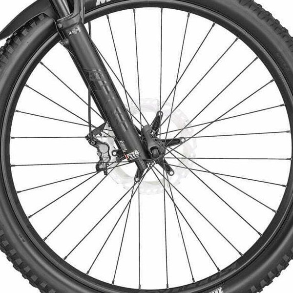 front hub på Scott Contessa Patron eRIDE 900