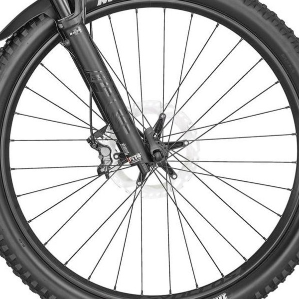 front hub på Scott Contessa Patron eRIDE 900