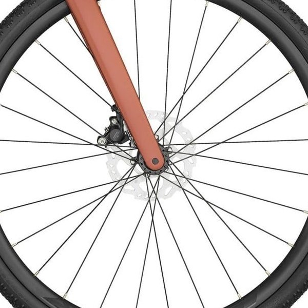front hub på Scott Contessa Speedster Gravel 15
