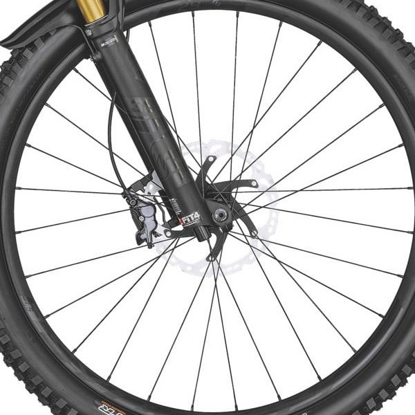 front hub på Scott Ransom 900 Tuned AXS