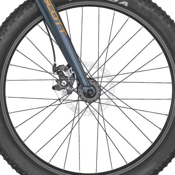 front hub på Scott Roxter