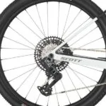 Bagnav med SRAM GX Eagle AXS Transmission 12 Speed bagskifter på Scott Scale RC Team Issue